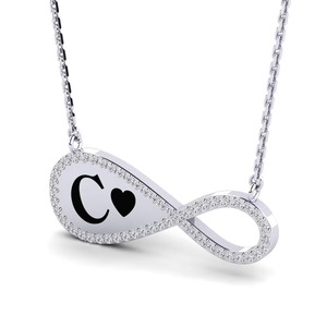 Pendentif Lettre Hip Hop de Haute Qualité, Plaqué Argent 925, Micro-Incrustation Moissanite, Style Hip Hop, Bijou Unisexe - Product Image 2