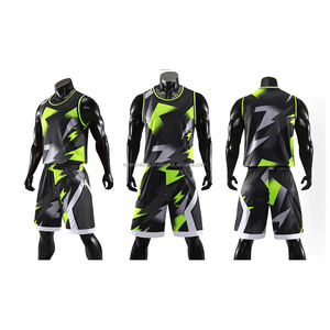 ชุดบาสเก็ตบอลพิมพ์ลายแบบซับลิเมชั่นราคาส่งถูก พร้อมสกรีนโลโก้และหมายเลขทีมตามสั่ง ระบายอากาศได้ดี แห้งเร็ว ชุดยูนิฟอร์มบาสเก็ตบอลชาย - Product Image 4