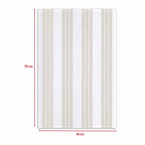 Serviette de cuisine en coton 100% à rayures, de haute qualité, super absorbante, au prix le plus bas - Product Image 5