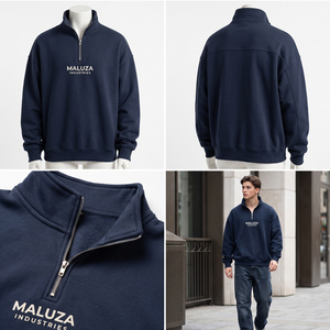 Custom <b>Mens</b> <b>Thermal</b> Waffle Knit Crew Neck Sweatshirt Breathable Long Sleeve Casual Base Layer Winter Pullover Sweat Shirt - Product Image 4