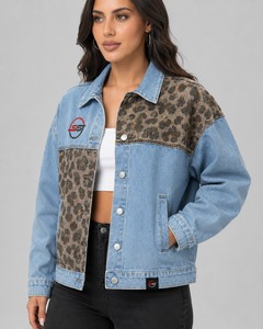 Women's Classic Blue <b>Denim</b> Vest <b>Sleeveless</b> Button Front Casual Jean <b>Jacket</b> with Chest Pockets for Everyday Wear and Layering - Product Image 3