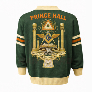 <b>Men</b>’s Masonic Logo Sweater – Premium Knitted Freemason <b>Pullover</b>, Comfortable Casual Winter Wear, Custom Design & Private Label - Product Image 2
