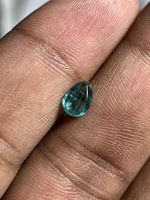 Kyanite de couleur menthe naturelle, pierre précieuse ovale facettée d'Afrique pour la fabrication de bijoux