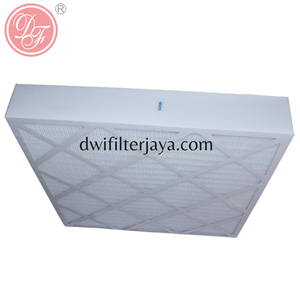 แผ่นกรองอากาศแบบจีบ H13 6 8 11 13 14 15 กรอบอะลูมิเนียม สำหรับระบบปรับอากาศ HVAC - Product Image 4