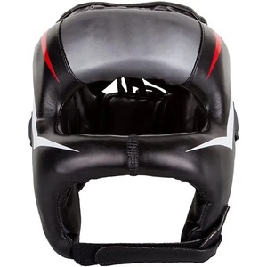 Casque de boxe en cuir rembourré de qualité supérieure, grand casque personnalisé respirant, nouvelle arrivée, protège-tête en cuir - Product Image 1