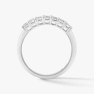 Anillo de Diamantes de 1 Quilate, Corte Redondo, Cultivado en Laboratorio, Certificado por IGI, Oro Blanco de 9K, Color FG, Claridad VS1, Joyería Fina de Lujo para Novia - Product Image 4