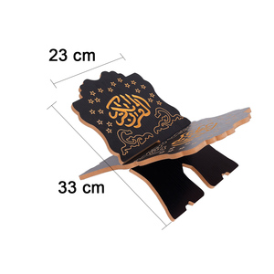 Soporte de Madera para el Corán Más Demandado, Fácil de Transportar, con Sujeciones Ajustables para Libros, Acabado Elegante, Estética Islámica Moderna, Diseño Personalizable - Product Image 2