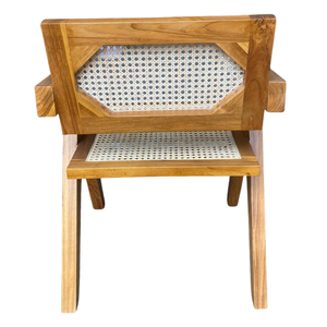 Adjustable Dining Chairs Solid Teak <b>Wood</b> for Home Bar Apartment Hotel Park Dining Furniture Natural and Elegant Chair - Product Image 5