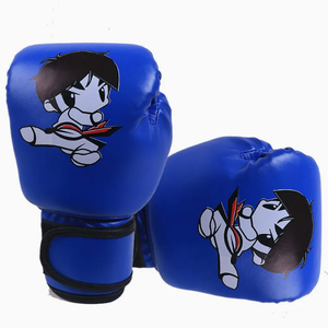 Gants de boxe en cuir noir, à lacets, pour adultes, pour l'entraînement et le combat - Product Image 5