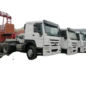 Satılık kullanılan çin marka HO-WO 375hp 6x4 traktör kamyon kafa, kullanılan 371hp,380hp