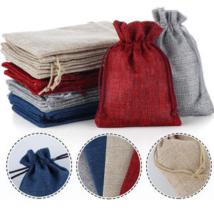 Sac de rangement en jute naturel fait main avec un design élégant pour l'organisation moderne de la maison - Product Image 3