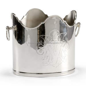 Seau à glace en aluminium personnalisé en gros, capacité 10L, écologique, forme cylindrique, pour camping, bar, restaurant, seau à bouteilles de vin - Product Image 4