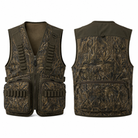 Gilet de chasse camouflage pour homme MEGAMAPLE, sans manches, en softshell respirant, polyester imprimé numérique, décontracté, pour l'extérieur, automne