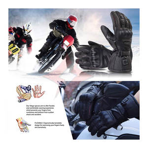 Guantes de Motocicleta con Calefacción por Batería Recargable para Hombre y Mujer, Guantes Eléctricos Impermeables y Resistentes al Viento para Esquí - Product Image 5