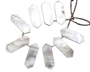 ที่มีคุณภาพที่ดีที่สุดธรรมชาติเปลือกมุกหยาบแฟนซีรูปร่างพลอยเครื่องประดับที่ทำด้วยมือทำหินคอลเลกชันสไตล์ตัด - Product Image 1