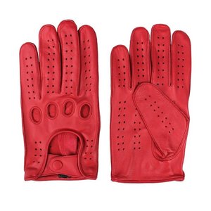 Swift racing sheep skin leather breathable <b>gloves</b> red - Product Image 1
