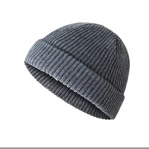 Custom Knitted Beanie Cap <b>Men</b> <b>Winter</b> Warm Cuffed <b>Hat</b> Fashion Outdoor Headwear Private Label OEM Wholesale Manufacturer Custom - Product Image 2