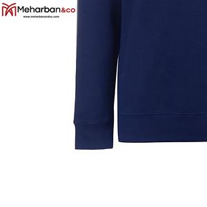 เสื้อสเวตเตอร์คอตตอนของผู้ชายทรงพอดีตัวปกติเนื้อผ้านุ่มมากและเสื้อสเวตเชิ้ตคอลูกเรือมีเทปด้านหลังคุณภาพสูง - Product Image 5