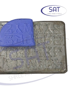 แม่พิมพ์ปั๊มลายทองคำ เงิน รูปเทพีลักษมี สำหรับทำเครื่องประดับ SAT Jewelry  พร้อมอุปกรณ์ปั๊ม ตอก ขึ้นรูป  สำหรับประเทศมาเลเซีย สิงคโปร์ ออสเตรเลีย สหรัฐอเมริกา - Product Image 6