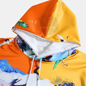 Nouvelle arrivée : sweat à capuche pour homme, sublimation, hiver, uni, 100% coton, polaire respirant, séchage rapide, avec logo personnalisé - Product Image 3