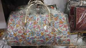 Bolso de mano adornado con diseño clásico, cuentas suaves hechas a mano, trabajo con hilo, bolso de fiesta indio, bolsos de hombro para mujer - Product Image 2