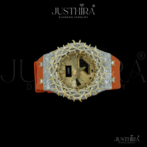 Reloj de Lujo con Bisel de Moissanita y Diamantes, Acabado Premium, para Regalo de Boda o Compromiso, para Ella o Él - Product Image 2