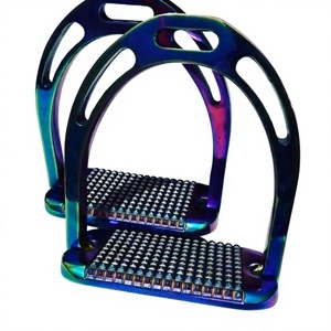อุปกรณ์ขี่ม้าคุณภาพสูง บูช่าเหล็กกล้าไร้สนิมสีรุ้ง ทนทานสูง - Product Image 2