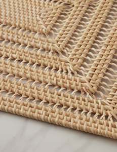 Rectangular <b>Rattan</b> Placemat Delightful Woven <b>Table</b> Mat <b>Dining</b> Placemat Natural <b>Table</b> Setting Accent Ideal For Kitchen Home Decor - Product Image 3