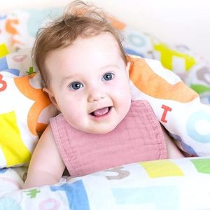 Bavoirs en mousseline de luxe pour bébé 100% bambou, doux et respirants - Product Image 3