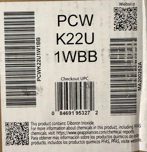 G-E P-r-o-f-i-l-e PCWK22U1WBB 25 W-i-d-e B-u-i-l-t I-n M-i-c-r-o-w-a-v-e พร้อมจอแสดงผล LED สีดำ - Product Image 6
