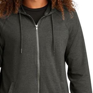 Sweat-shirt à capuche zippé pour homme, coupe classique, manches longues, uni, avec cordon de serrage réglable, pour usage quotidien, personnalisable, vente en gros, fabricant OEM - Product Image 5