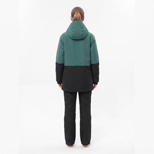 Chaqueta de Esquí Impermeable para Mujer Hawk Eye, con Capucha, Diseño de Bloques de Color, Aislamiento Sintético, para Invierno y Actividades al Aire Libre en la Nieve - Product Image 2