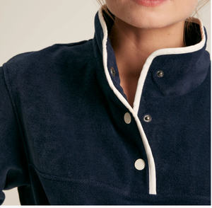 Sweat à capuche court zippé uni à manches longues pour femme, sur mesure, prix de gros - Product Image 3