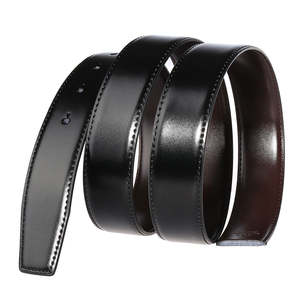 Hotsale Cowhide Genuine Leather Rotatable Reversible Double Side Business <b>Dress</b> <b>Belt</b> 2026 - Product Image 2