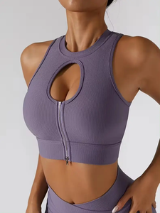 New Arrival Best Quality High Quality Women Sports Bra Breathable Front Logo Customized High Support Eco-Friendly in Best Price - Product Image 3