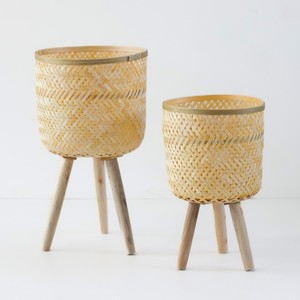 Competitive price hand-made bamboo planter <b>pot</b> <b>stands</b> commercial plant <b>stand</b> highest quality - Product Image 1