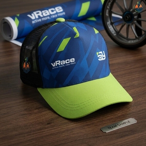 Casquette de camionneur personnalisée pour l'extérieur avec dos en maille, fournisseur de casquettes réglables OEM ODM - Product Image 1