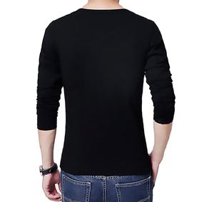 Camiseta de Manga Larga para Hombre al Mejor Precio, Ropa Deportiva, Entrenamiento, Venta al por Mayor, Personalizada, Transpirable, de Secado Rápido, 100% Algodón, Corte Regular - Product Image 3