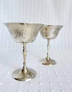 Large Stainless Steel Luxury Elegant Durable Eco-Friendly Long Stem Wine <b>Goblet</b> Drinkware for Home & Restaurant Use - Product Image 1