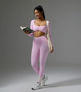 Ensemble de vêtements de sport pour femme, haute élasticité, léger, pour la course à pied et la gym - Product Image 6