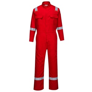 Combinaisons de travail, vêtements de protection chimique, combinaison de sécurité intégrale, combinaison 100% coton FR résistant aux flammes, combinaisons de travail industrielles de sécurité - Product Image 2