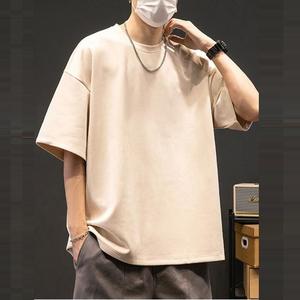 Camiseta de Hombre Personalizada con Logotipo, Hombros Caídos, Corte Holgado, 100% Algodón, Ecológica, de Secado Rápido, 350 Gsm, Estampada - Product Image 4