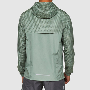 High Quality Eco-Friendly <b>Waterproof</b> Breathable Reversible Zipper <b>Thin</b> Windbreaker <b>Jacket</b> Customized Design Outdoor Clothing - Product Image 2