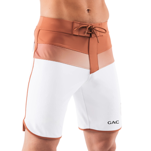 Men's Logo Left <b>Sleeve</b> High Elastic Waist Drawstring <b>Board</b> Shorts Polyester/Cotton Quick Dry Breathable Casual Swim Trunks - Product Image 5