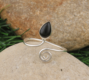 Natural <b>Black</b> Onyx <b>Ring</b> 925 Sterling Silver Minimalist Bezel Setting Certified <b>Ring</b> <b>Women</b> Handcrafted Grey Gemstone Party - Product Image 3