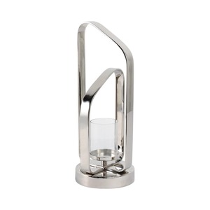 Modern Aluminum <b>Lantern</b> Candle Holder 17 Inch <b>Tall</b> Handmade Eco-Friendly Durable Home Decoration - Product Image 3