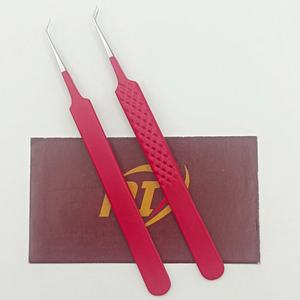 Pinzas Profesionales Japonesas de Acero Inoxidable para Extensión de Pestañas, Agarre Fuerte, Punta Puntiaguda, Perfectas para Aislamiento a 45 Grados - Product Image 6