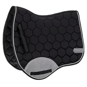 Tapis de selle équestre assortis avec logo brodé personnalisé, pour dressage, entraînement et équitation, doublure en maille écologique, confort en coton - Product Image 3
