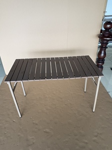 Lumetal <b>Foldable</b> Dining <b>Table</b> Home Office Wood Metal Vietnam Modern Particle Board Dining Room Furniture - Product Image 5