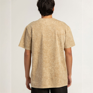 เสื้อยืดผู้ชายทรงหลวมผ้าฝ้ายแท้ 100% คุณภาพสูงรุ่นล่าสุด รับผลิตแบบ OEM/ODM สกรีนโลโก้ด้วยผ้าไหม ระบายอากาศได้ดี เป็นมิตรต่อสิ่งแวดล้อม - Product Image 2